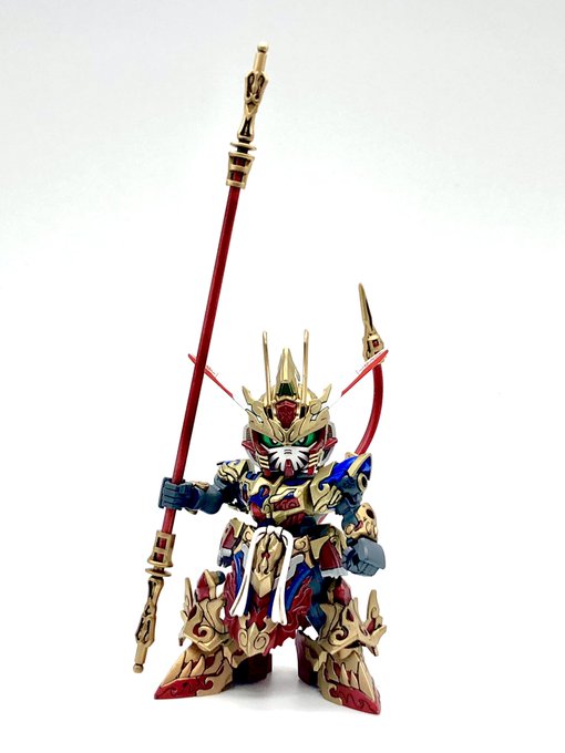 SDワーヒー塗った
えらい塗り分け大変だったけど見栄えはすごい良くなったぜ 