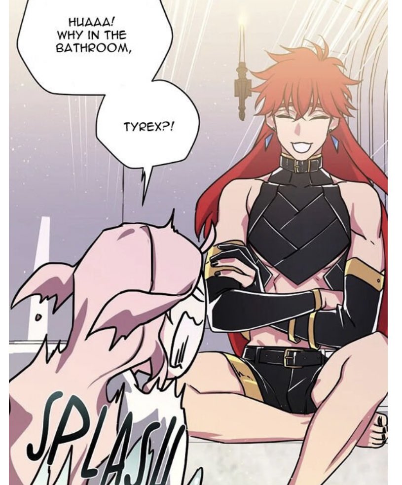 ok but now I'm fckng cackling at the thought of diluc being shoved into tyrex's outfit and the fckng embarrassment HAHAHAHH 