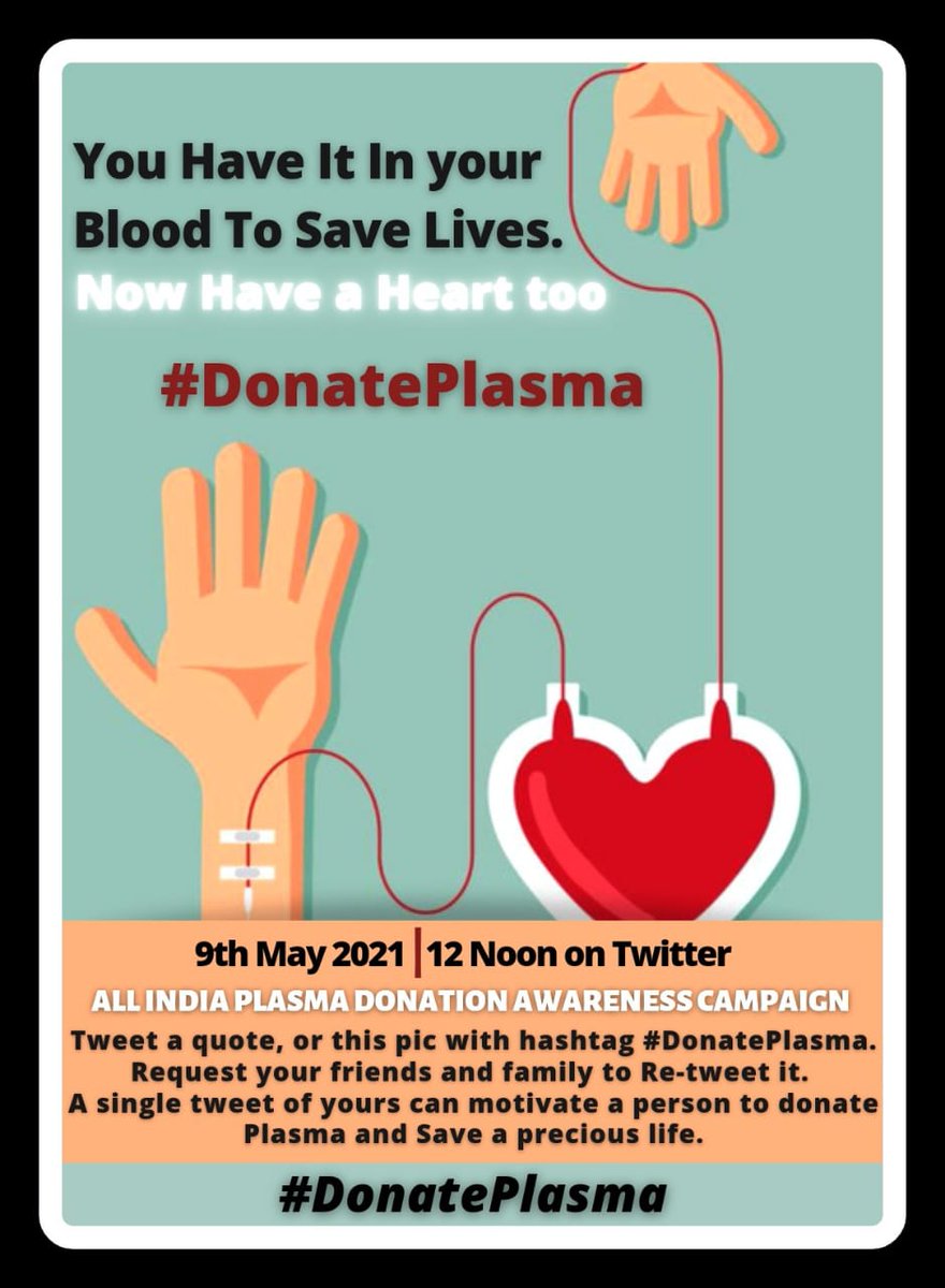 OfficialHFJ's tweet photo. #DonatePlasma and save lives https://t.co/3IQhdYJYEm