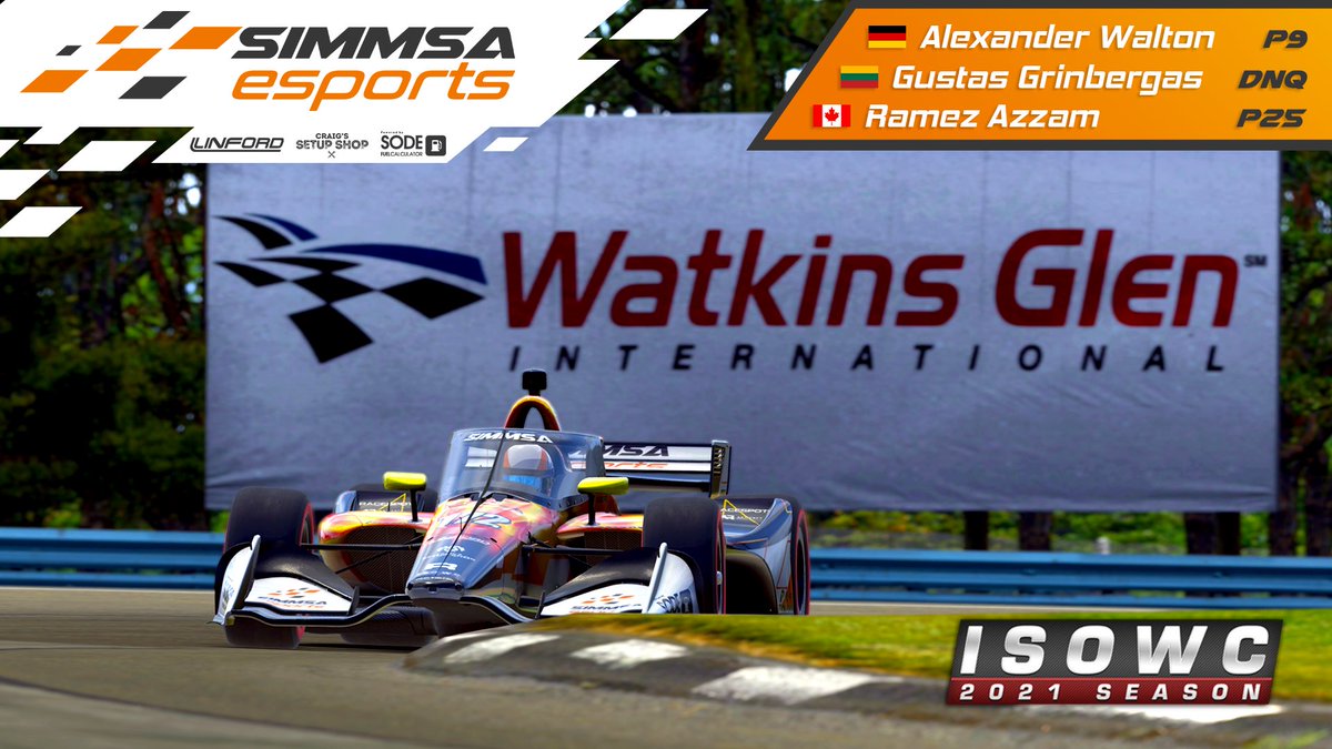 What an opening round at Watkins Glen International, 🤯 FCY’s 🟨 and tons of action 👀!

Well done Alex, finished the race on 🏁 P9 👏🏻. 

We learned heaps from this race, we will prepare even better and come back stronger for the next round at Sebring 💪🏻

#SIMMSA #ISOWC #IndyCar