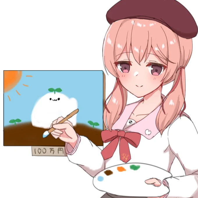 絵描きふーちゃんかわいい
#ふたばあーと #北上双葉 