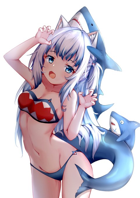 catshark in swimsuit #gawrt #CatShark 