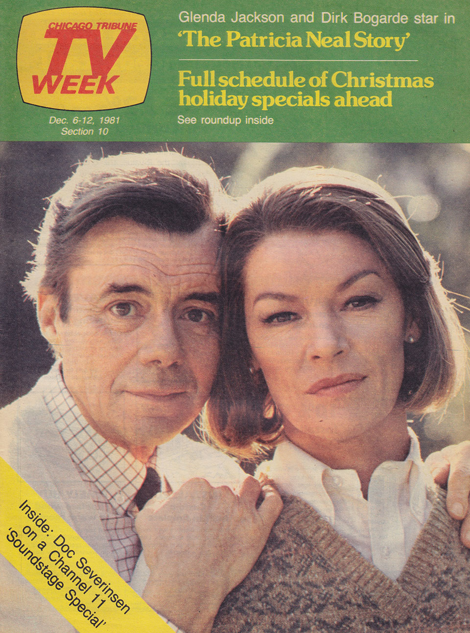 Happy Birthday to Glenda Jackson, born on this day in 1936
Chicago Tribune TV Week.  December 6-12, 1981 