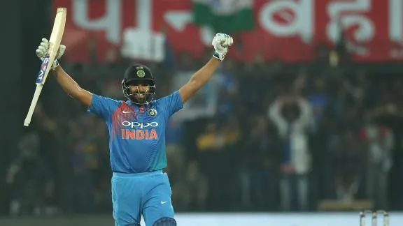 Rohit Sharma's 118* was the third highest individual score by a captain in T20 internationals.* Rohit Sharma's strike-rate of 274.41 is the second best among the 29 hundreds in T20 internationals.