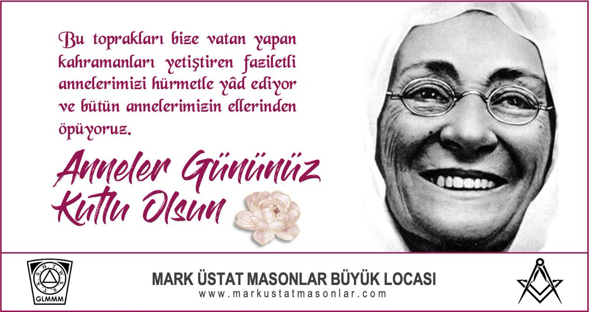 MarkUstatMason's tweet image. ANNELER GÜNÜ
Bu toprakları bize vatan yapan kahramanları yetiştiren faziletli annelerimizi hürmekle yâd ediyor ve bütün annelerimizin ellerinden öpüyoruz.
#AnnelerGünü’nüz kutlu olsun…
#MarkÜstatMasonlar
#ProgresifMasonluk
#Hürmasonlar
#Hürmasonluk
#HürveKabulEdilmişMasonlar
