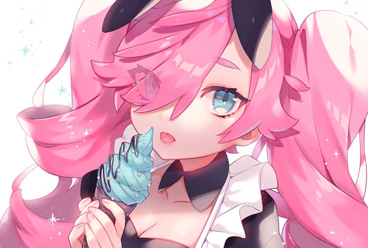 「#アイスの日
🤍🍦🤍 」|さく之輔のイラスト