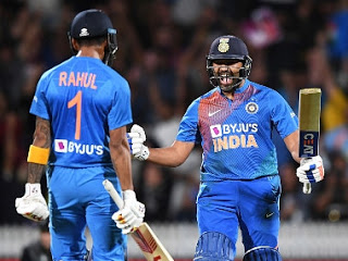 65(40) vs New zealand and super over masterclass.Sensational Rohit Sharma struck two-sixes off last 2-balls of the match as India dramatic won the Super OverIndia scored 179-5 in 20 overs with top scorer by Rohit Sharma's 65