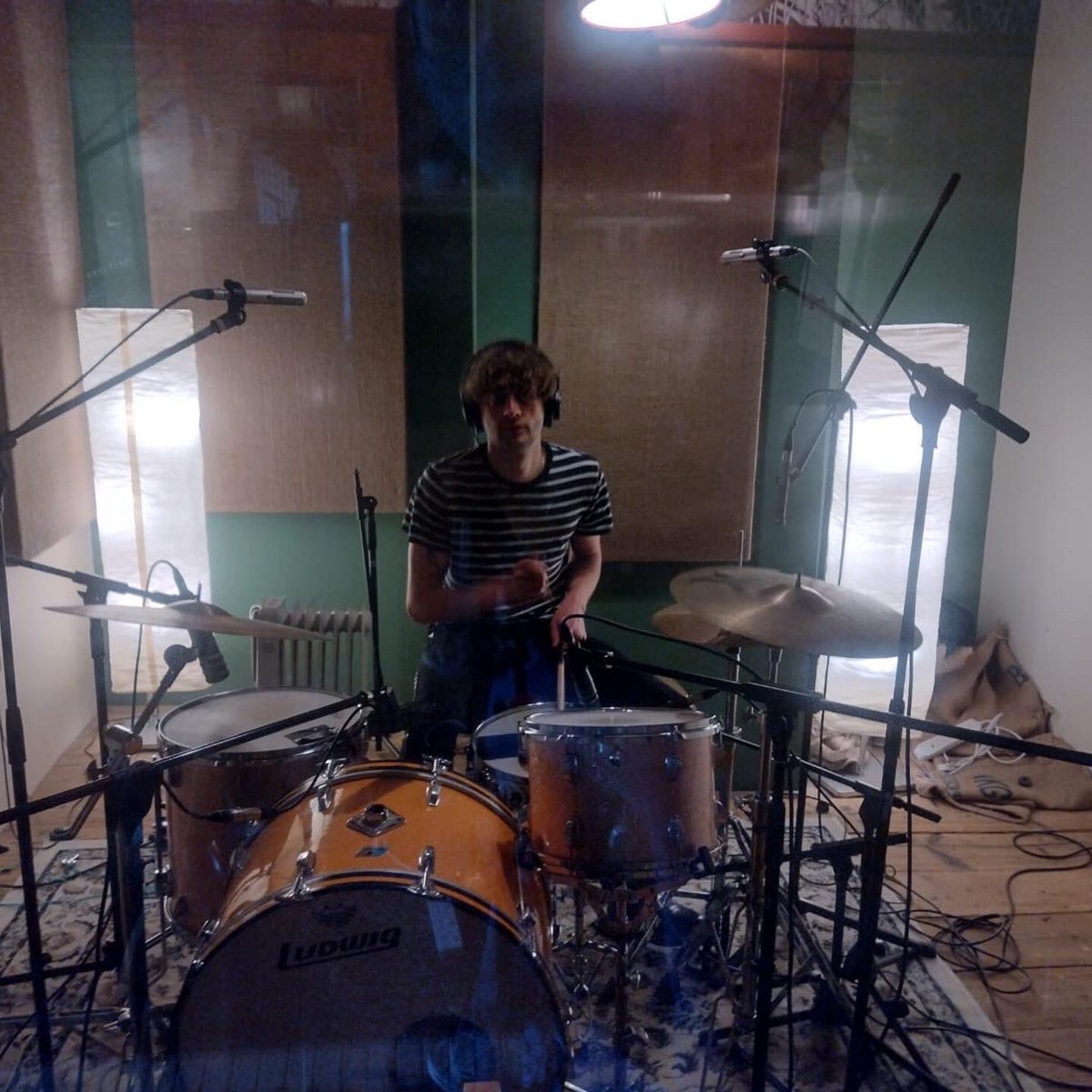 Great session with The Disaster Party. #Sheffield #recordingstudio #sheffieldissuper #sheffieldmusic #ludwig #capi #extinctaudio #akg #fender #yorkshiremusic #IndependentArtist