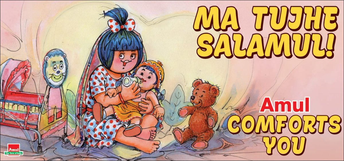 Amul_Coop's tweet photo. #Amul Topical: On the occasion of Mother’s Day... https://t.co/oxizhJN8CF