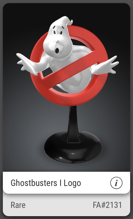 🎉 Giveaway time! #3 🎉 

🔥Ghostbusters | Logo #2131🔥
(Rare)
To participate:

- RT this tweet
- Follow <a href="/EcomiData/">$OMI Data ⭕</a> 

🍀 The lucky winner will be picked at 2500 RT 🍀

♥️ Good luck ♥️

$OMI #NFT #VeVe <a href="/ecomi_/">ECOMI | $OMI ⭕️</a> <a href="/vevecollectible/">Robert</a> #ECOMIFam #Ghostbusters