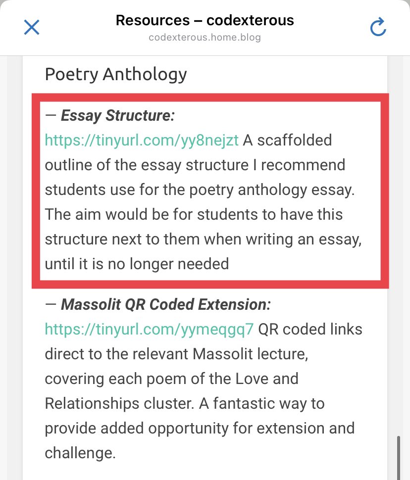 And the essay structure I use for this question  https://codexterous.home.blog/resources/ /4