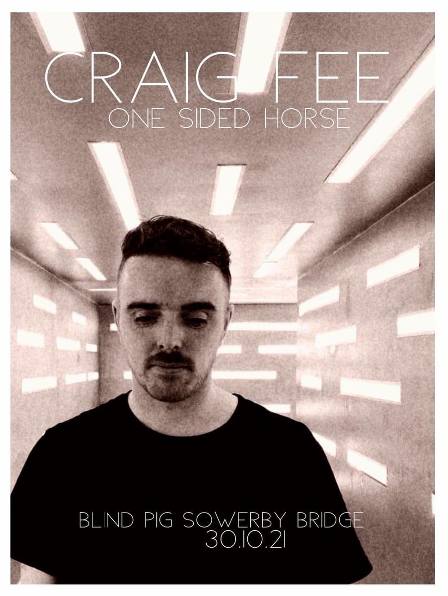 craigfeemusic's tweet photo. GIG ANNOUNCEMENT. Get this in your diary, 30th October, will be a great night. Playing alongside one of my major influences. Hoping to have a band around me to by this point. back in touch later about tickets. Just make sure you save the date 🗓 @onesidedhorse #supportlocalmusic https://t.co/vf3hNo2iZr