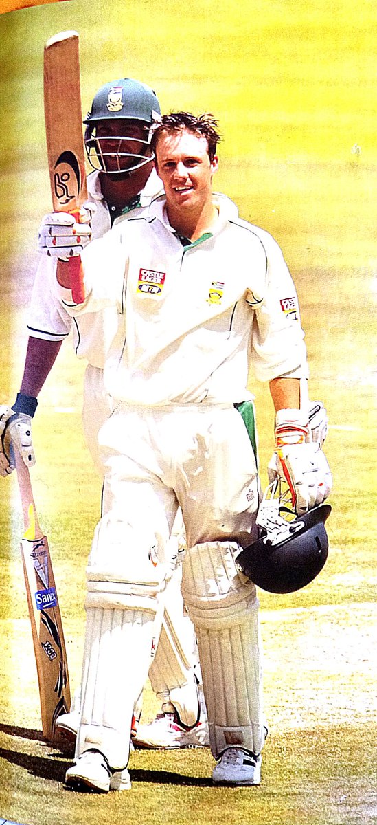 He scored his maiden test century against England at Centurion in Jan 2005.