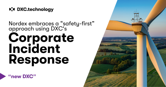 nicolasleszek's tweet photo. We worked with Nordex Group to implement DXC HSE Management Suite, built on the Now Platform®, to centrally manage health, safety and environmental information. Read more. #newDXC https://t.co/Tl9hiDvNSP https://t.co/dC7ylVflSV