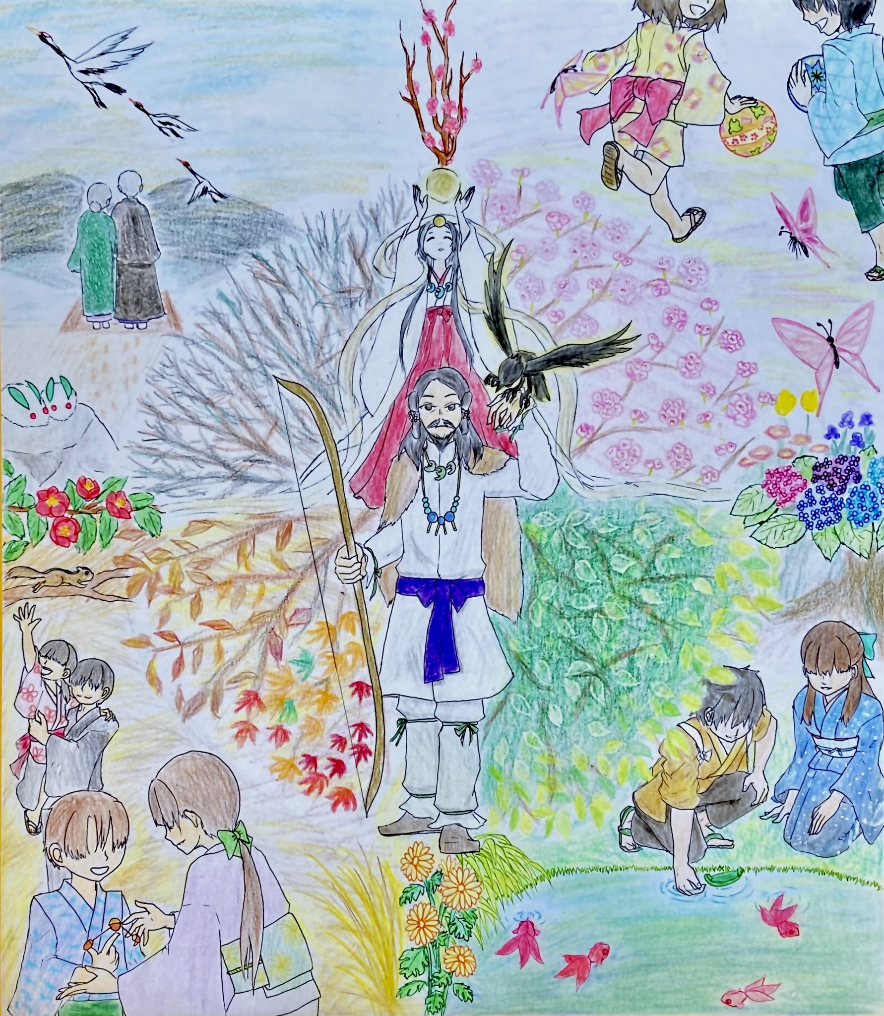 つる植物のイラスト展 Karakusa9uri Twitter