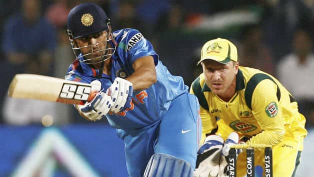 3rd odi Played at mohali This time Australia won the toss and elected to fieldWith losing both the openers early .India batting first scored 303/9 .With a msd masterclass in it . Msd scored 139*(121). And vk scored a decent 68 too. Mitchell Johnson who was on fire took 4.