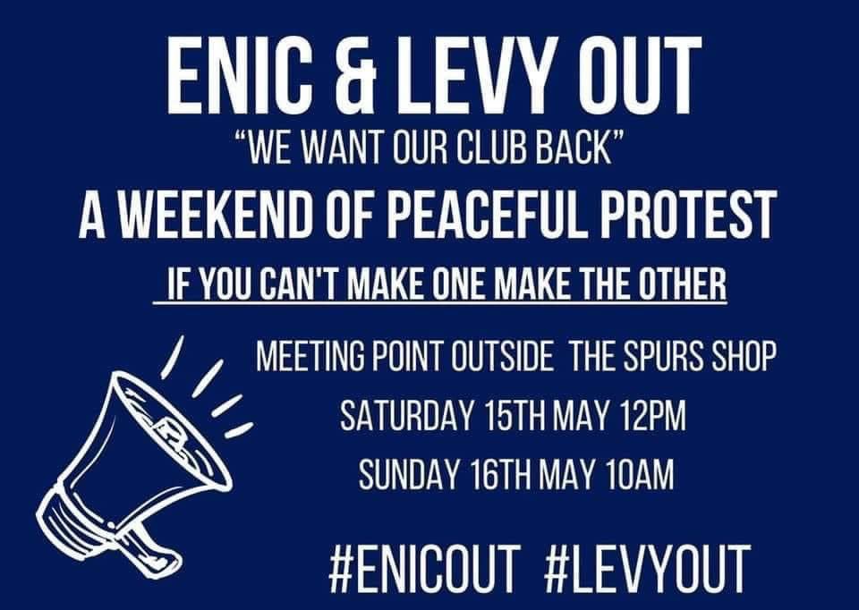 CALLING ALL SPURS FANS - PLEASE RT #ENICOUT #LEVYOUT