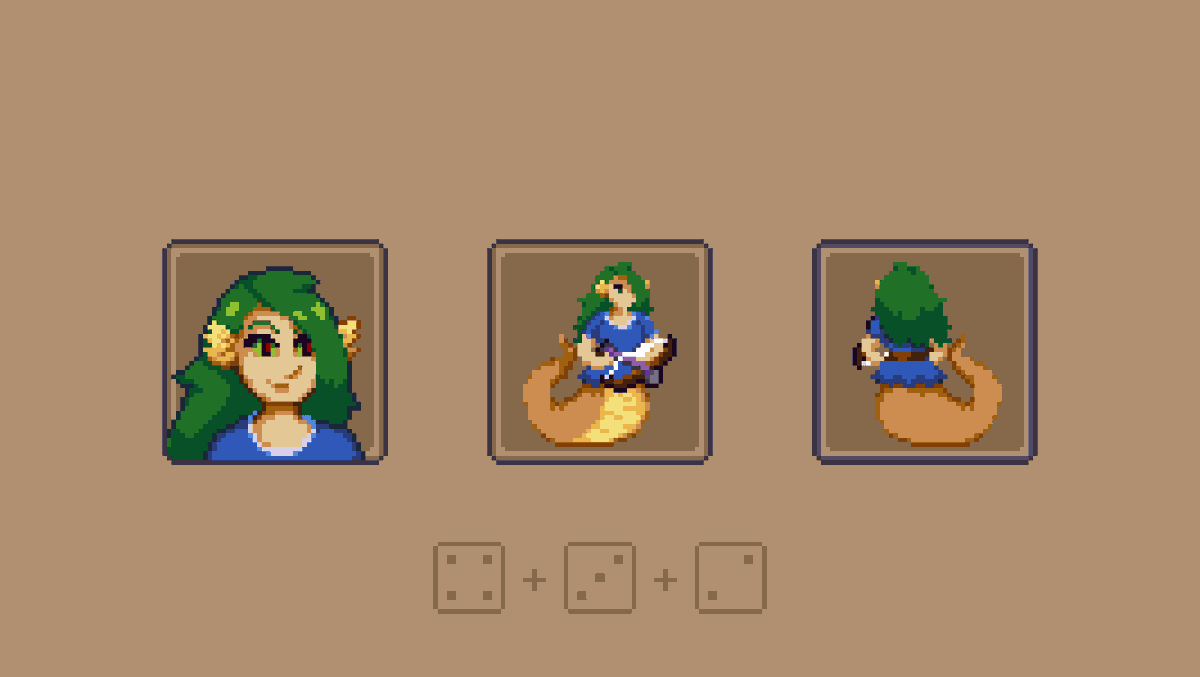 Micorynne's tweet photo. Here is my try for the @Pixel_Dailies #pdtactics  collab. 

I rolled 4, 3, 2 on team chaos. 
A lamia with tunic and weirdly shaped crossbow #pixel_dailies https://t.co/TC3kUeW1Og