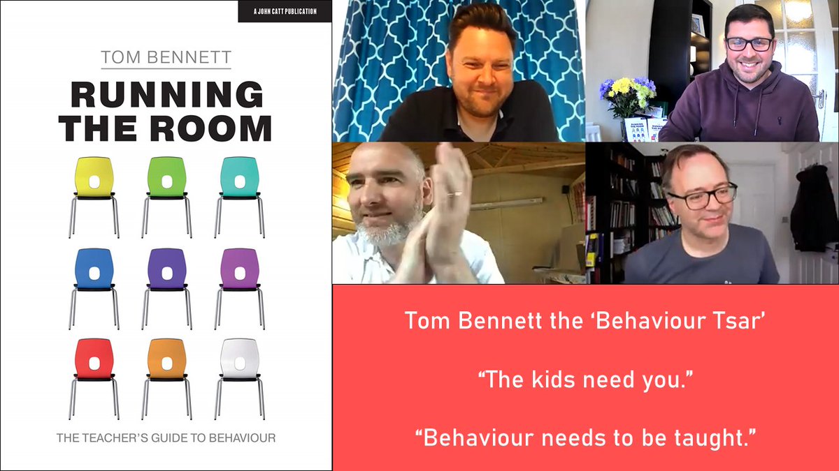 anchor.fm/morethanajob/e… 

Listen to behaviour Tsar <a href="/tombennett71/">Tom Bennett OBE</a> on #Morethanajob
💥How do we tackle gang culture in schools?
💥What to do with smokers &amp; lateness
💥Advice for NQTs

💬"The kids need you."
💬 "Behaviour needs to be taught."

#ResearchEd #EduTwitter
PLS Listen &amp; RT