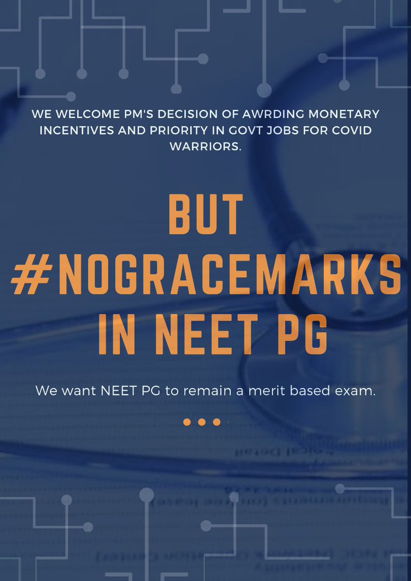 prashanthsuppin's tweet photo. We've been struggling hard since 17 months, some of us have already served COVID duties. Giving grace marks will destroy our hard work. #nogracemarks @PMOIndia https://t.co/gFZFUdqUO2