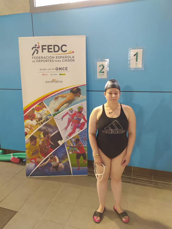 CNJaen's tweet photo. Este fin de semana tenemos representación en el Camp. Clasificatorio de primavera natación, organizado por la FEDC (Federación Española de Deportes para Ciegos) en Madrid.  
Sara Jiménez compite en 50 braza y 50 espalda en categoría S-11 acompañada de nuestro técnico Dani Pedrini https://t.co/jX8hLeXyN5