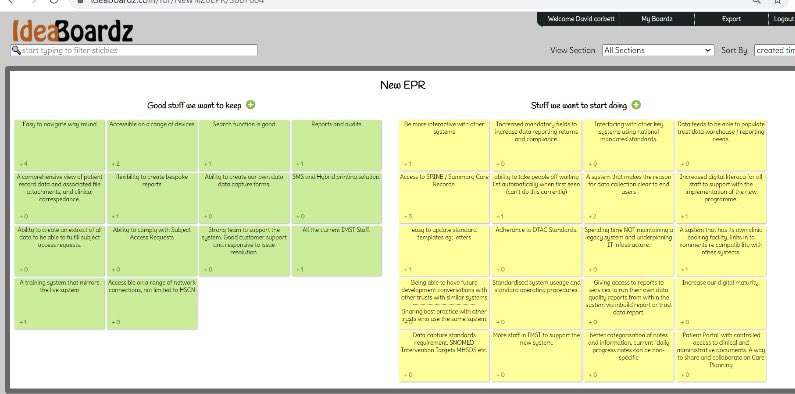 davidcorbett74's tweet image. Used #ideaboardz for a trust EPR workshop this week. Free, simple and easy to use for real time visual collaboration. Not as sophisticated as #jamboard but a useful collaboration tool ideaboardz.com @ApiraLtd