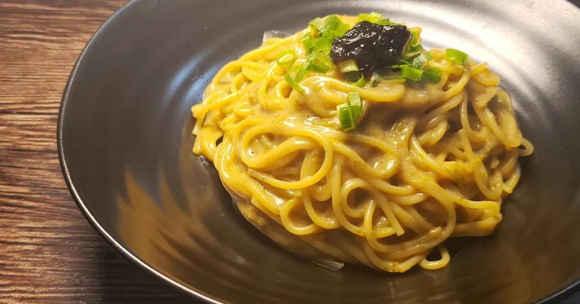 相性が良いのはごはんだけじゃない？！「ごはんですよ！」を使ったパスタレシピ！
