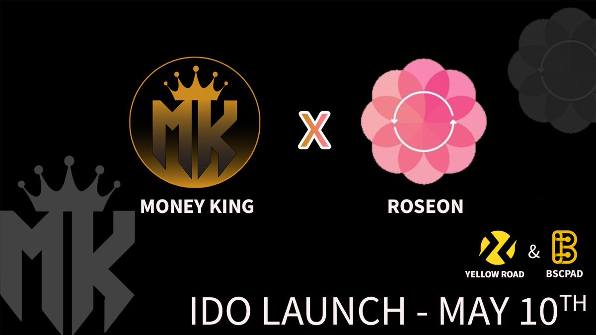 Just 1 day left for $Road next ido <a href="/RoseonFinance/">Roseon unofficial🌸</a> 🔥

$ROSN manages your #crypto + #NFT portfolio and optimizes yield across #DeFi and #CeFi networks. ⚡

•Dual Ido - @YellowRoad__ &amp; <a href="/BSCPad/">BSCPad</a>
•Initial cap - $800k
•Working App
•Partnership -Tomochain,kucoin,opensea

Be ready 🚀