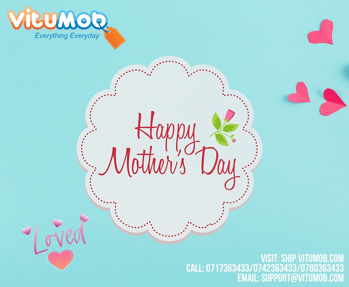 Happy Mother's Day.
No one is there to love and care like a mom. Treat her and make her feel special.

Email: support@vitumob.com
Visit: ship.vitumob.com

#happymothersday2021 #StaySafe