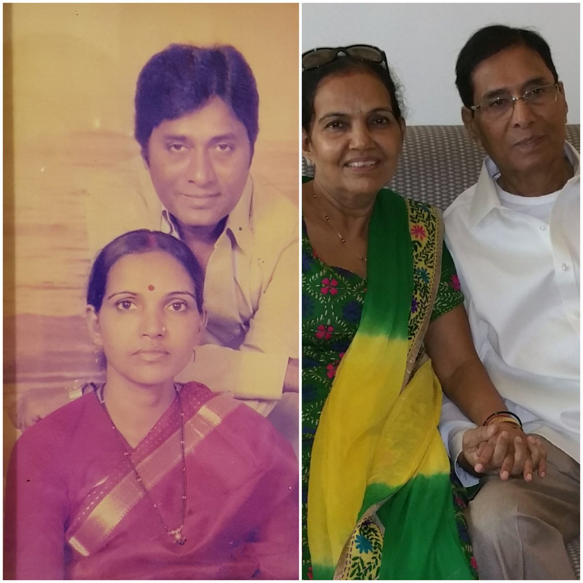 A Very Happy 57th Anniversary Papa & Mommy #VinaySinha #ShantiSinha to the most Romantic Couple in the Universe.. I remember how you never liked mom going anywhere not even her maike leaving you (tu maike mat jaiyyo meri Soni )& now you are not there the past 2 yrs..