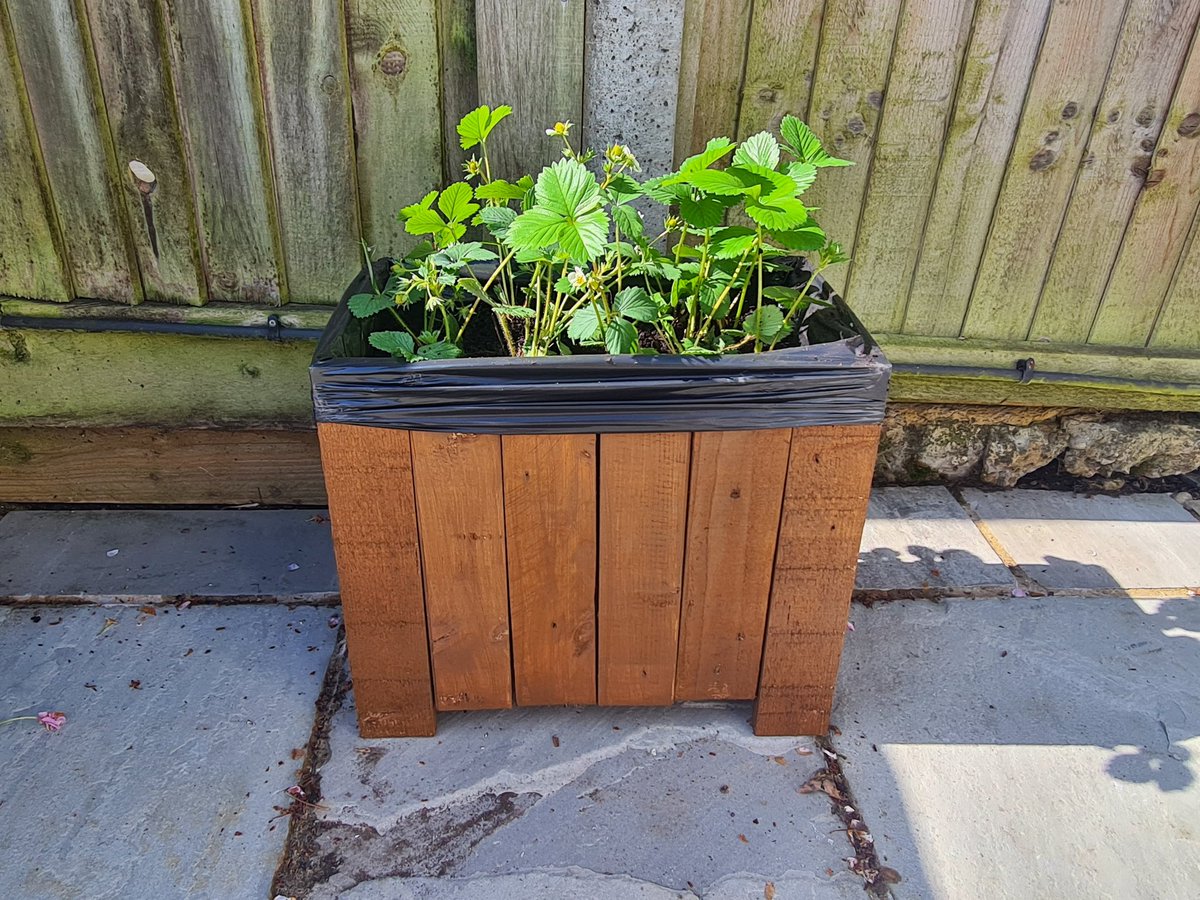 Fantastic recycled planter from <a href="/BusterPallet/">Pallet Buster</a> 🍓🍓