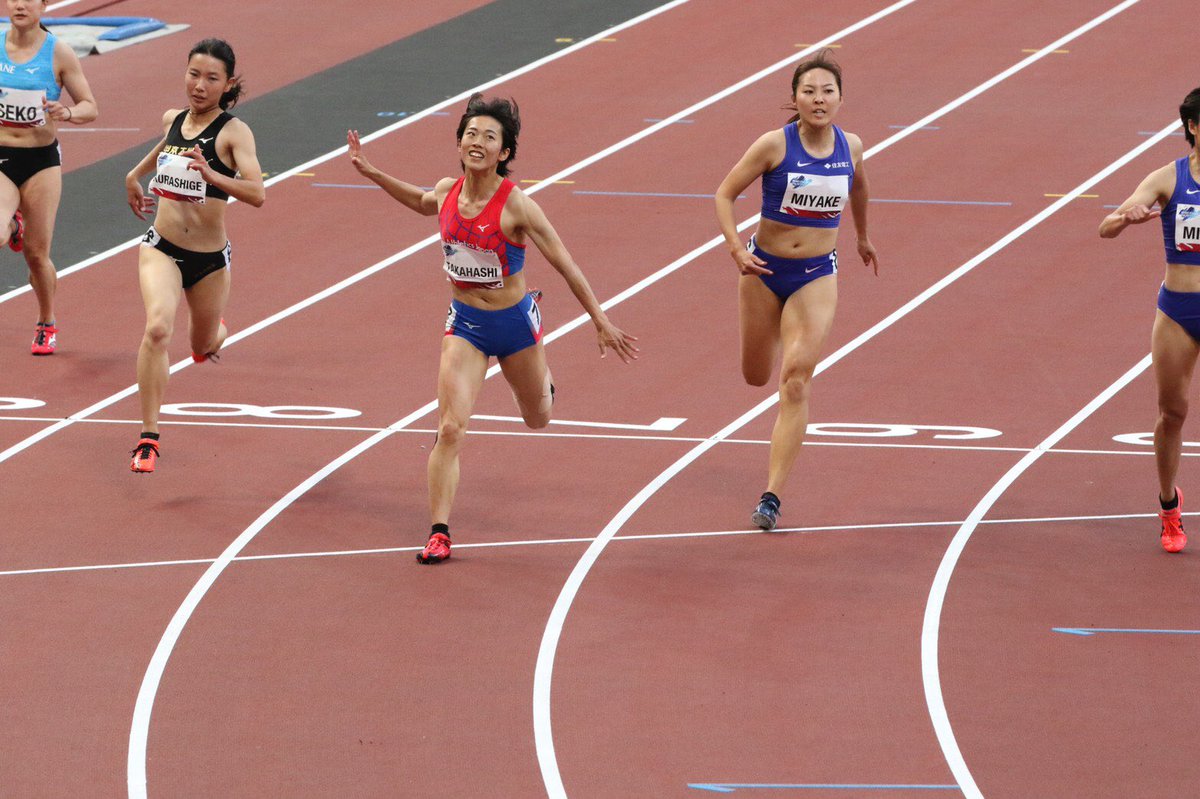 日本陸上競技連盟 Readysteadytokyo 女子100m決勝 1位 高橋明日香 アスレティクス ジャパン 11秒76 0 4 結果速報 T Co Khjuagcuux ライブ配信中 詳しくは Tbs サイトで T Co Y9ded2byba Jaaf 陸上