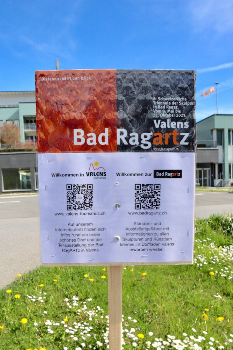 Montaluna's tweet photo. Einer der renommiertesten Freiluftausstellungen weltweit (vom 8. Mai bis 31. Oktober 2021) #BadRagARTz hat eröffnet. Fangen wir mal im Taminatal rund um die Kurklinik an...

Details gibt‘s hier https://t.co/iK4unkEyyd https://t.co/DPFBFDI7Aa