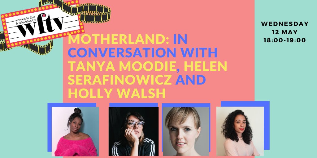 Join this discussion with the team of Motherland with Actress @tanyamoodie, Co-Creator & Co-Writer Helen Serafinowicz @hellycake & Co-Writer & Exec Producer Holly Walsh @wiggywalsh, in conversation with film & TV journalist @MsEllenEJones - register here: bit.ly/WFTVMotherland