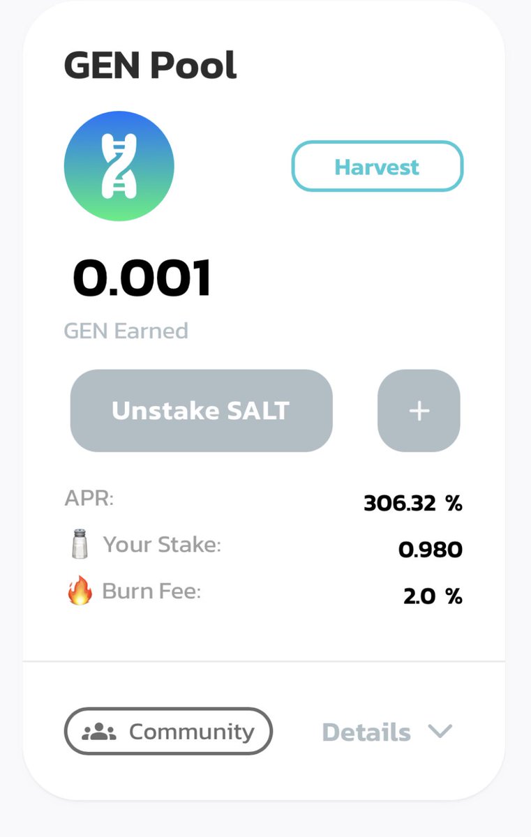 In partnership with the folks at <a href="/evolution_bsc/">EVODeFi</a> we opened a new ocean. Stake your $SALT and earn $GEN! 🧂🚀🚀#bsc