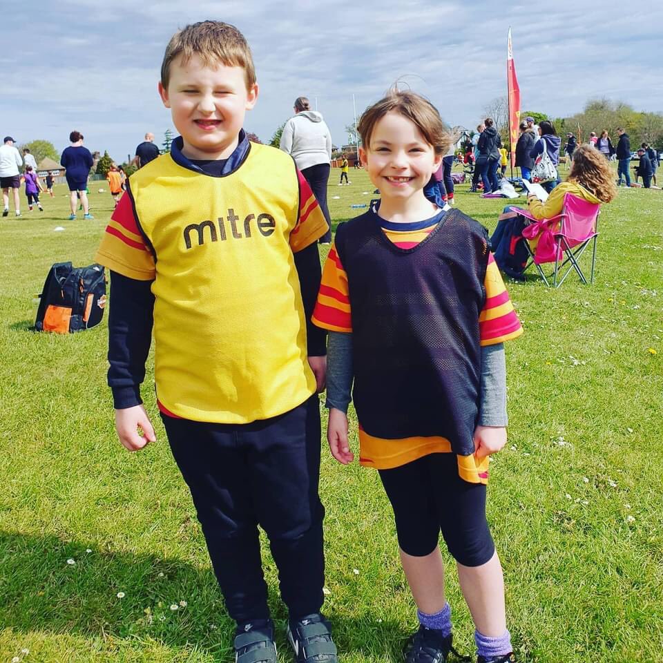 JBells2020's tweet photo. Bells and Jonny joined Medway Rugby Football Club  🏉 

They loved running around and learning some new disciplines! 

@NapierCPAcademy @MedwayRFC #NapierMHW https://t.co/4pFyaWPPEw