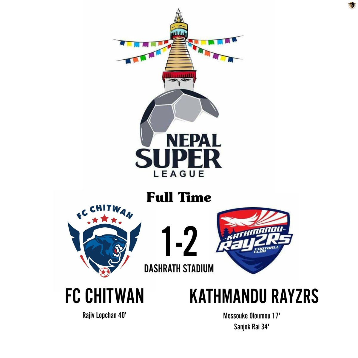 football_kura's tweet photo. Kathmandu Rayzrs secured the top spot with win in their final game 🔥🏆.
#nsl #khukrinepalsuperleague #Footballseason #abakhelchanepal
#pokharathunders #fcchitwan #lalitpurcityfc #butwallumbinifc
#kia #nepalsuperleague https://t.co/clp8oLBxqT
