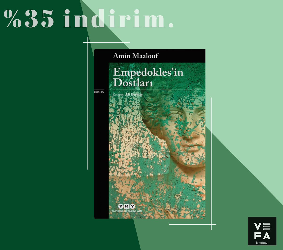 vefakitabevim's tweet photo. "Bilge birisi kendini eylemlerinden ve sonuçlarından sorumlu görür, bilgelikten hiç nasiplenmemiş insan ise kendini sadece niyetlerinden sorumlu sayar. ". #AminMaalouf https://t.co/av3gB2c8nZ