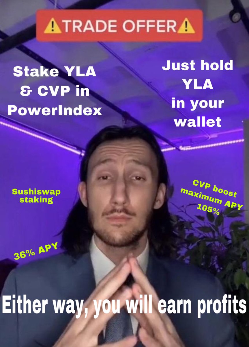 MEMESFORLAMBO's tweet photo. Why is it smart to invest in index? 🤑

#PowerPoolContest $CVP #defi 
@PowerPoolCVP @PowerHouseCVP https://t.co/7qX4mtWGb3