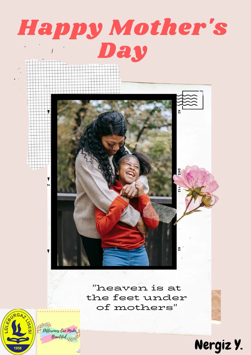 DifferencesMake's tweet photo. Anneler Gününüz Kutlu Olsun❤️ Happy Mother’s Day❤️ #happymother’sday #annelergünü #etwinningproject #etwinning https://t.co/SYwpbPqUQo