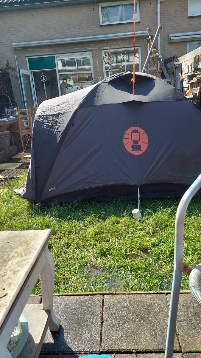 Jongens de #camping is open🤣❤💪