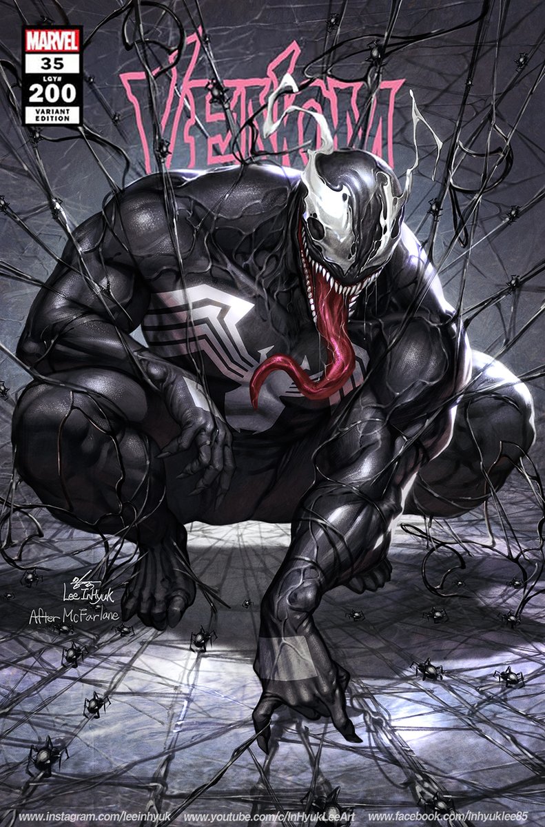 inhyuklee's tweet photo. VENOM #35 200th Exclusive (Release Date: JUN 9TH, 2021)
• Enroll for my online art classes: https://t.co/dnbEzrfo75
• Preorder: Sanctum Sanctorum Comics &amp; Oddities 
• Click to see more:
- https://t.co/6DTt4arbvt
- https://t.co/h9uiFpPWud
#Venom #inhyuklee #CLASS101 #이인혁 https://t.co/hcX914sN9M