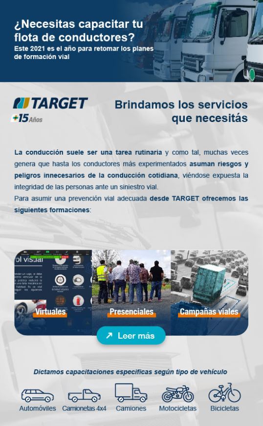 TVectio's tweet photo. @todonoticias Target Argentina ofrece capacitaciones en Seguridad Vial para Automóviles, Camionetas 4x4, Camiones, Motocicletas y Bicicletas
Entra al Perfil para informarte! https://t.co/7eSW3vYIq5