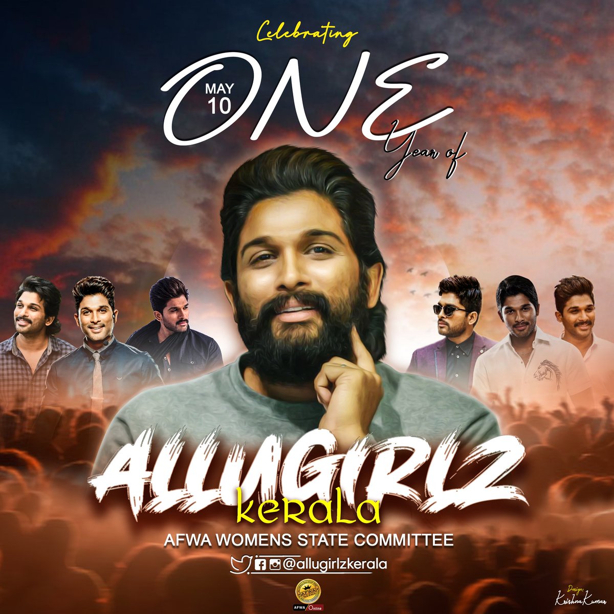 allu_boyz_tcr's tweet photo. Happy to Launch the Special Common DP of @alluarjun Fans Kerala Women's State Committee First Anniversary celebration!🎉

Wishing all the very best to @allugirlzkerala 👍

#1YearOfAlluGirlzKerala https://t.co/OXAsNr3Rkr
