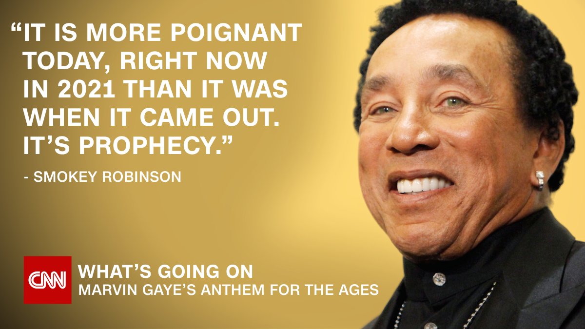 How well do you think Marvin Gaye captured the soul of America in his 1971 masterpiece? Tune in to the CNN Special – What’s Going On: Marvin Gaye’s Anthem for the Ages, tonight at 8 p.m. ET