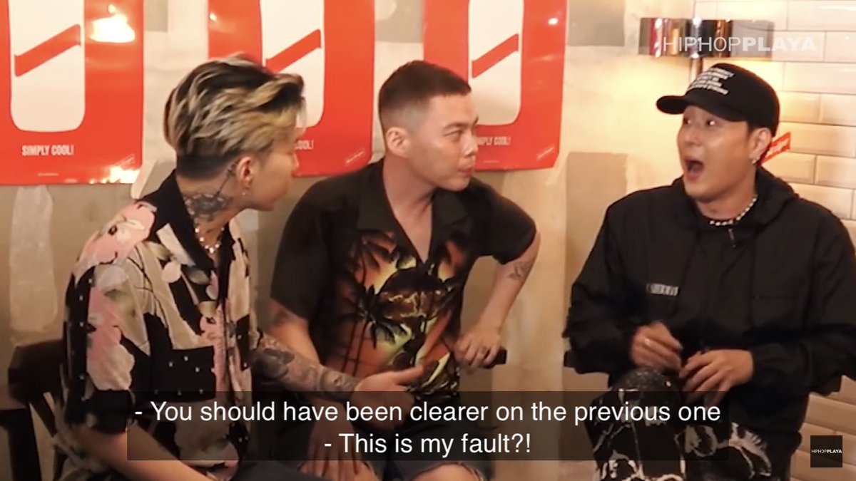 Gsoul couldnt answer right, so Jay scolds Harry.Harry: SO ITS MY FAULT?!?