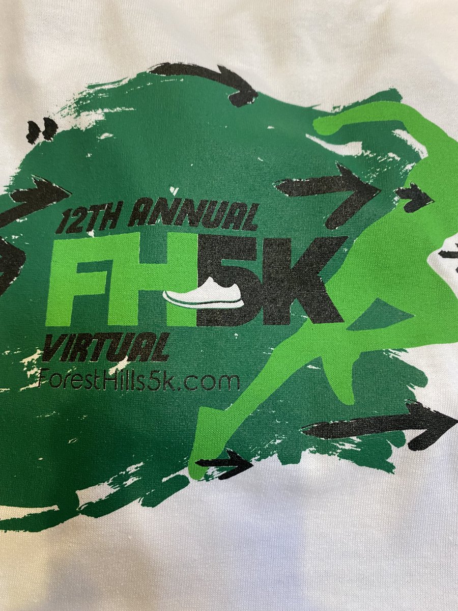 Thanks ⁦<a href="/fhfeorg/">Forest Hills Foundation for Education</a>⁩ for the virtual 5K! Completed mine while mowing the grass - multitasking at its finest. #teachermominmay