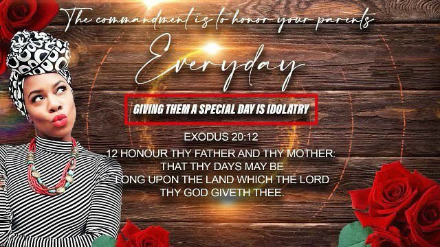 iuicbakersfield's tweet photo. #MothersDay is #Idolatry in the eyes of #God! Ask yourself when did God set aside a day to #worship the woman? He didn’t! Learn more at https://t.co/J4crOsV1gq https://t.co/yePc2uWMzO