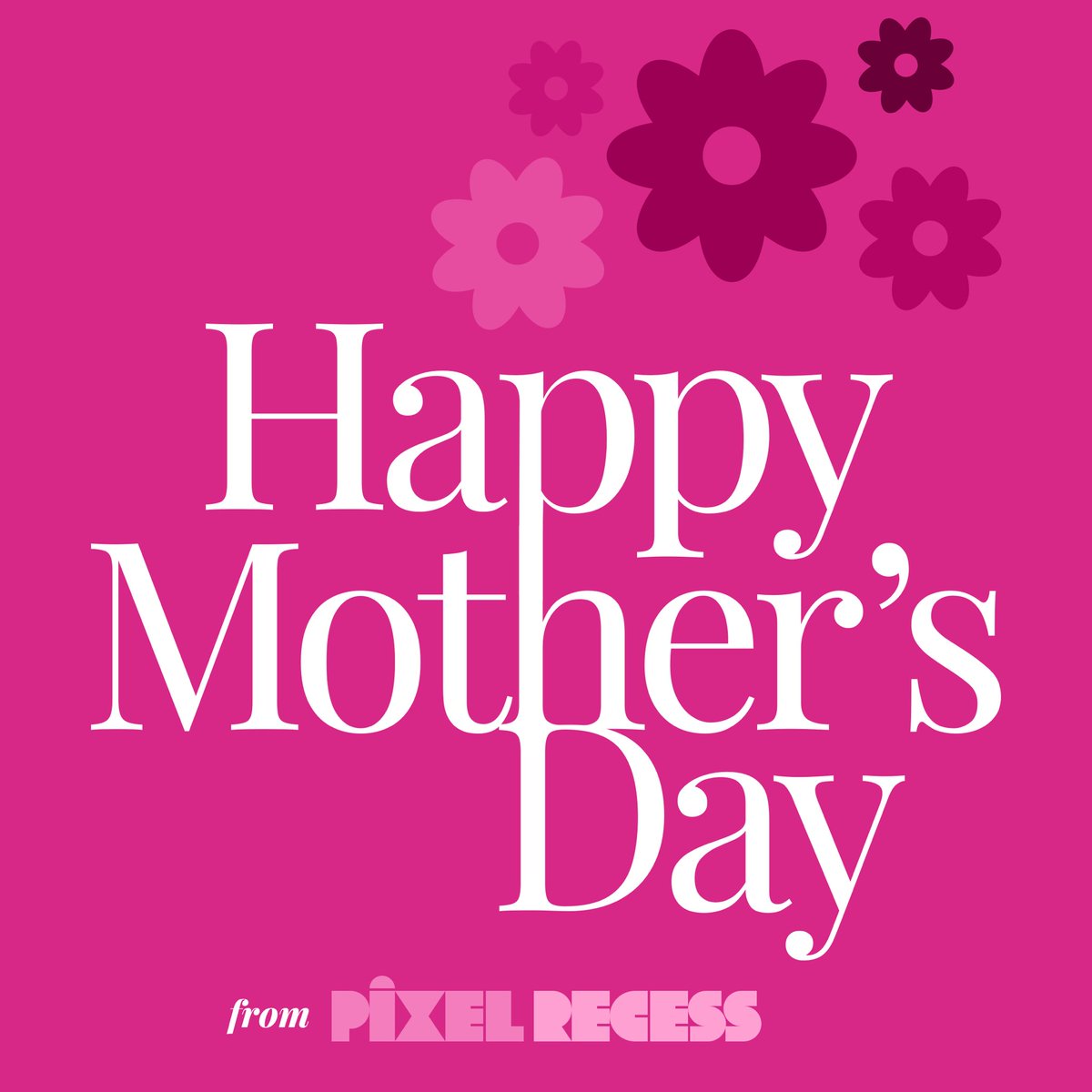 PixelRecess's tweet photo. Mother's Day can be complicated - for some a day of joy and celebration; for others a time of pain or sadness. 
To everyone, in all situations, we hope your day is filled with warmth and love.
#mothersday2021 #mothersday #wordtoyourmother https://t.co/N6Ccg0Av5q