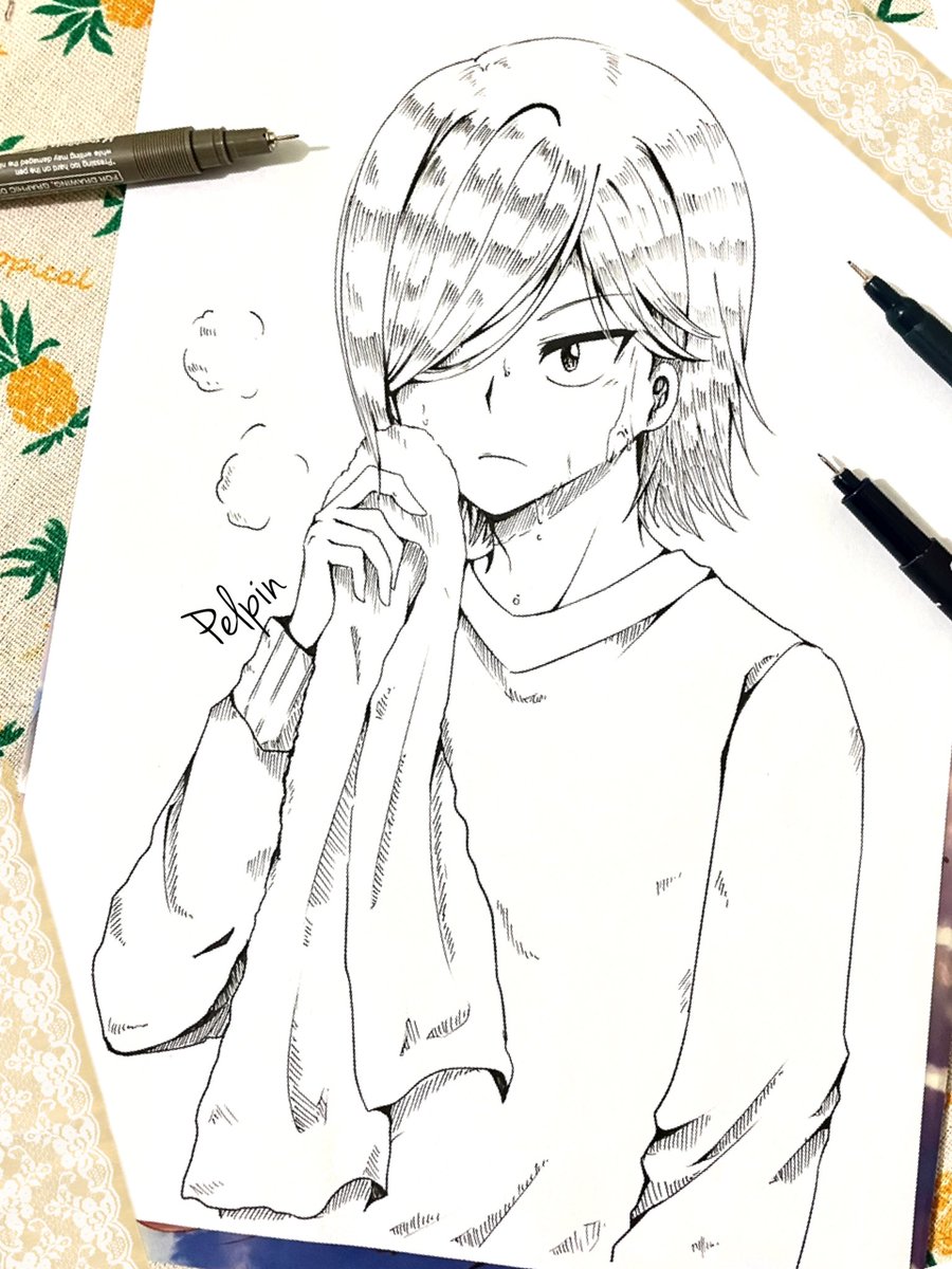 pelpin4's tweet photo. Aoyagi Hajime
あおやぎ
疲れた　(*´Д｀*)💦

#aoyagihajime #aoyagi #hajimeaoyagi 
#yowamushipedal #yowamushipedaru #yowapeda #青八木一 #弱虫ペダル  #t2 #illustrator #drawing https://t.co/cn7bqiJLZ8